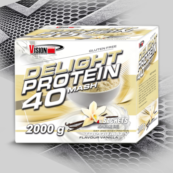 Delight Protein 40 Mash 2000 g vanilka